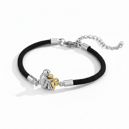 Dog Lover Hug Bracelet - Heart Bond Pet Parent Jewelry Gift