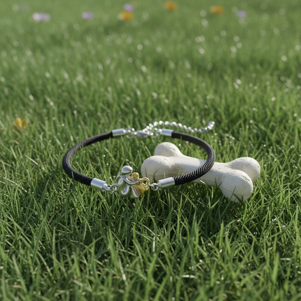 Dog Lover Hug Bracelet - Heart Bond Pet Parent Jewelry Gift