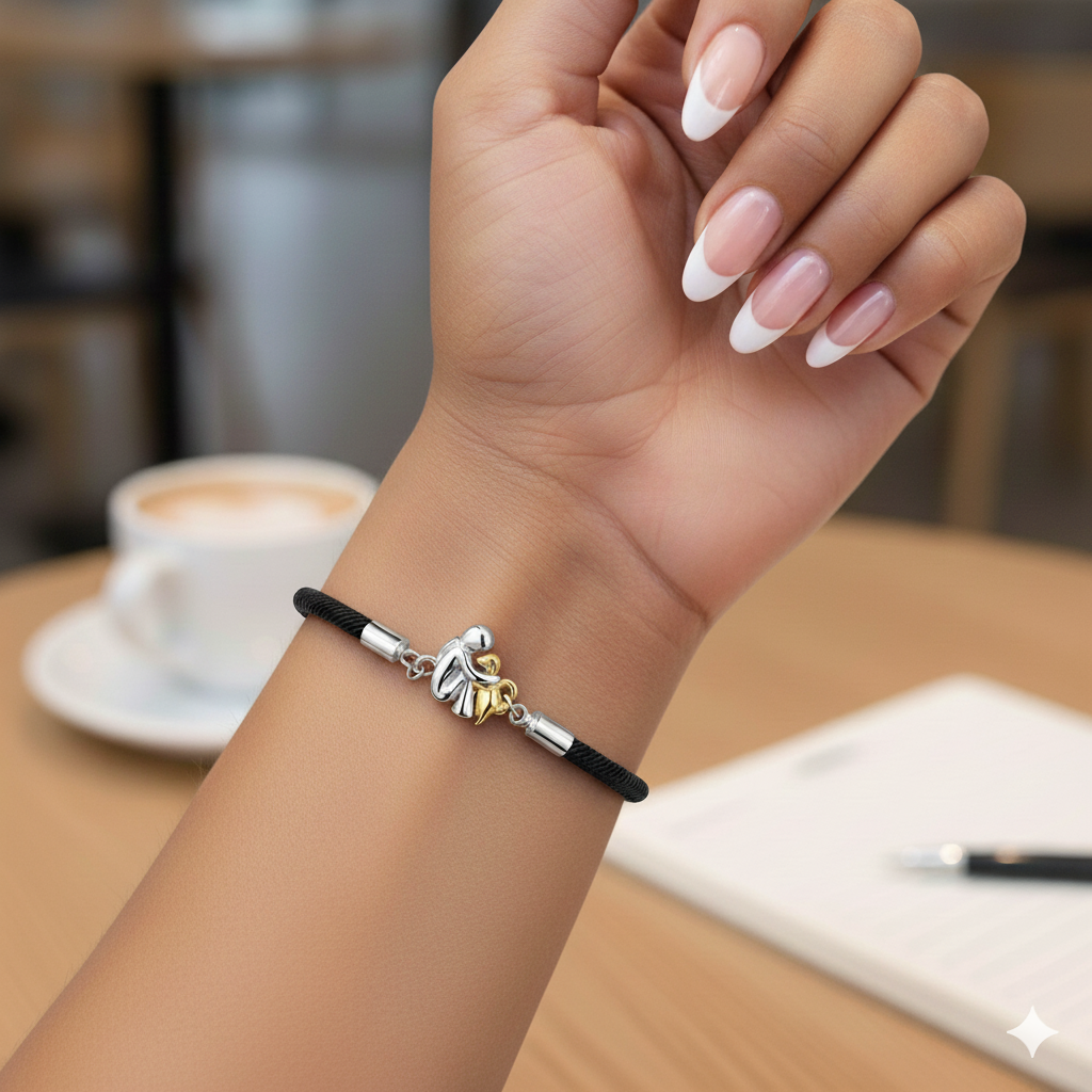 Dog Lover Hug Bracelet - Heart Bond Pet Parent Jewelry Gift